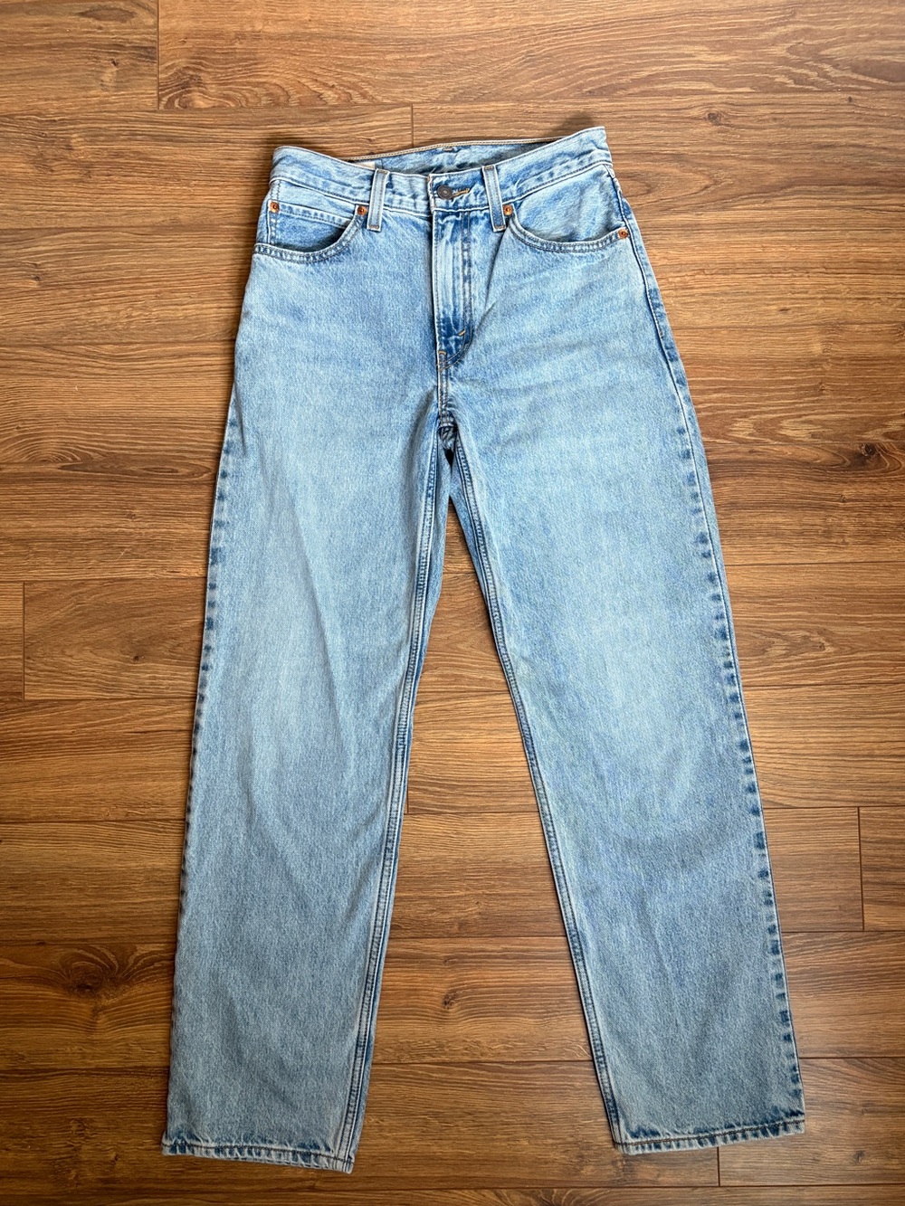 Levi’s High Rise Straight Leg Light Wash Jeans